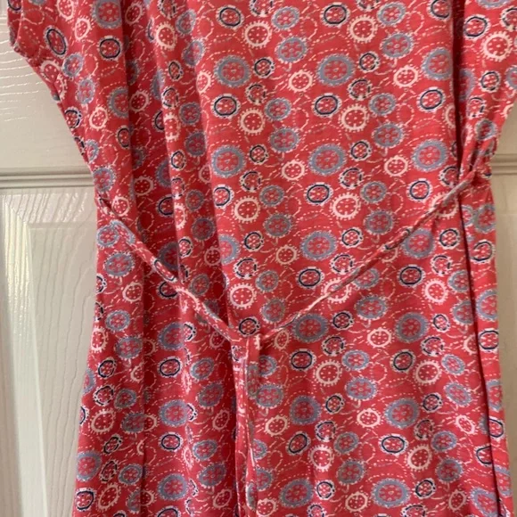 Pachamama Womens Top Size 2 Short Sleeve Tie Back UK 10 Summer Boho Holiday - Picture 7 of 8